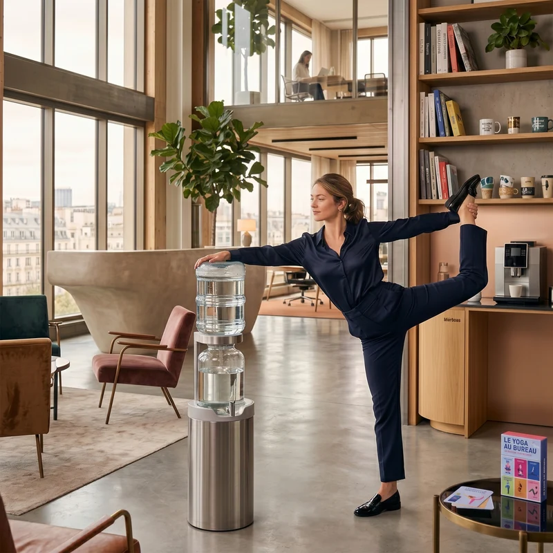 CARTES BIEN ETRE DU YOGA AU BUREAU