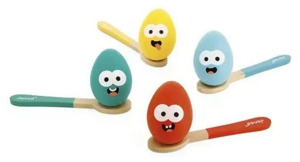 Janod Egg and Spoon Race Game - Jeu de course à l'œuf et cuillère