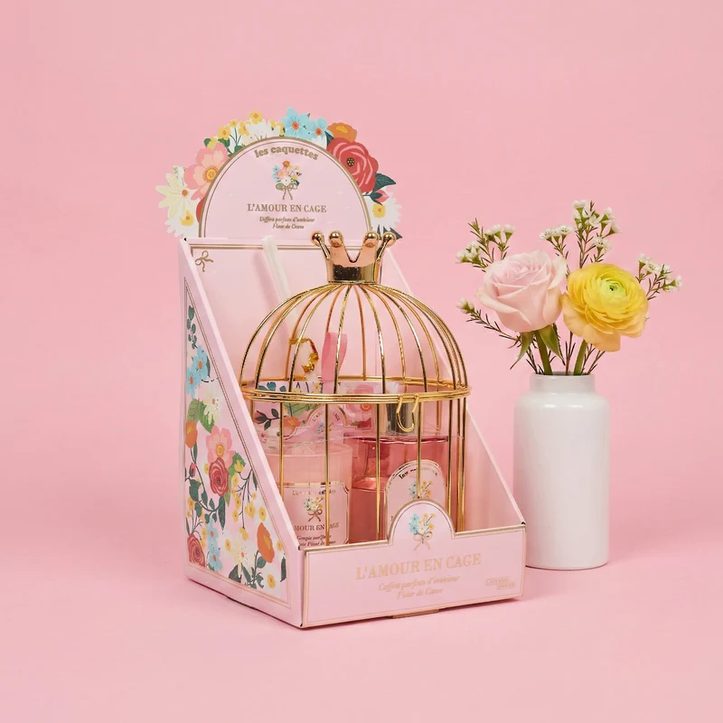COFFRET SENTEUR AMOUR EN CAGE LES COQUETTES