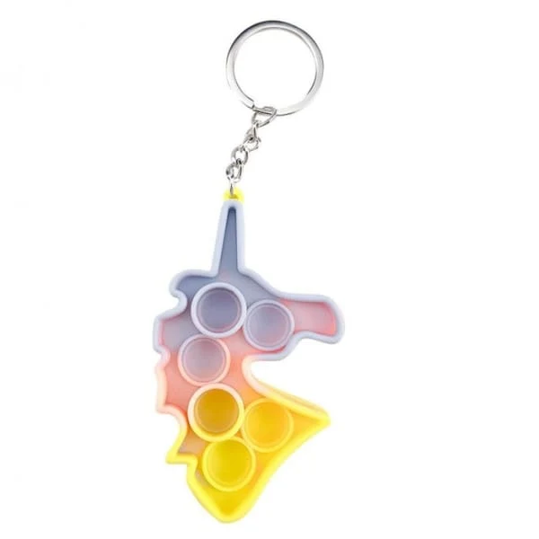 Porte-clés Licorne Pop It