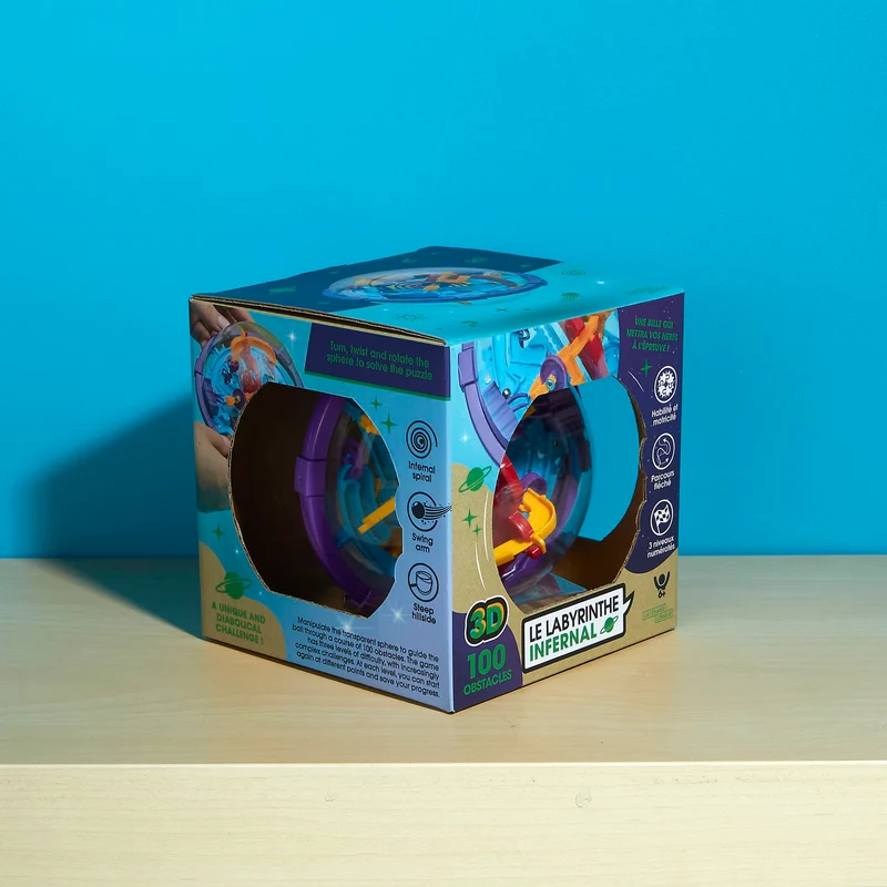JEU LABYRINTHE INFERNAL 13 CM