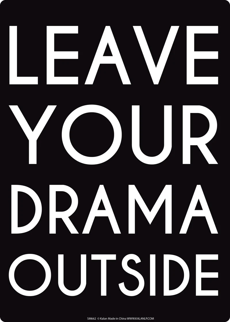 Metal Warning Sign
