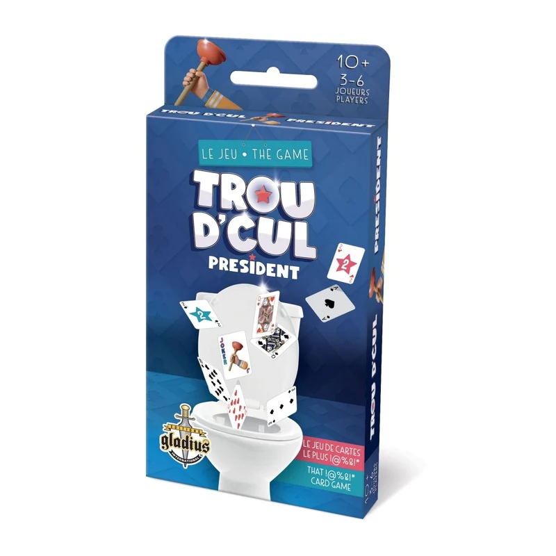 President Card Game, 3-6 Players, 1 Count