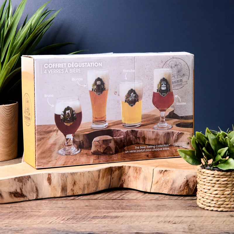 COFFRET 4 VERRES A BIERE