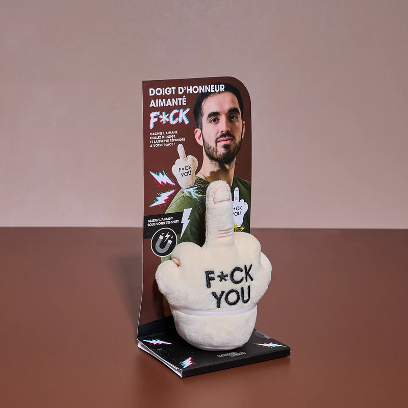 PELUCHE AIMANTEE DOIGT D'HONNEUR FUCK