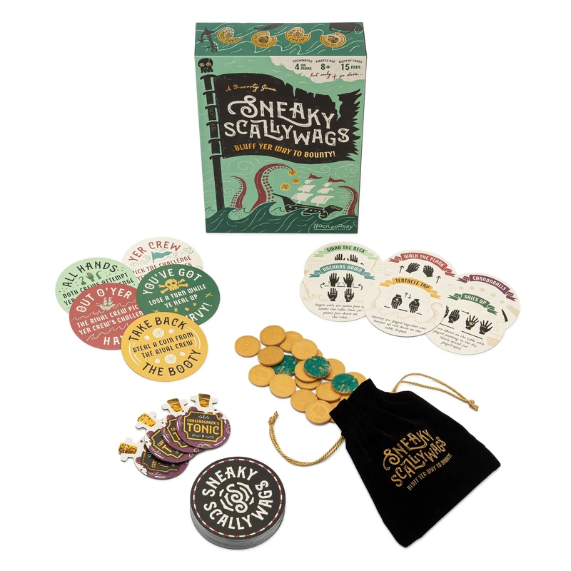 Sneaky Scallywags Dexterity Board Game