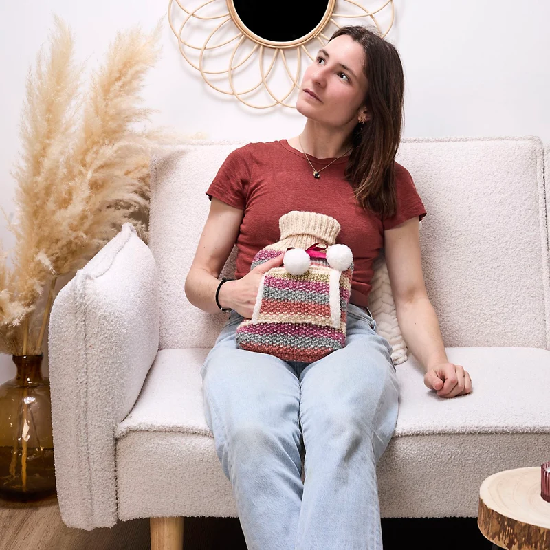 BOUILLOTTE EN MAILLE COSY FOLK
