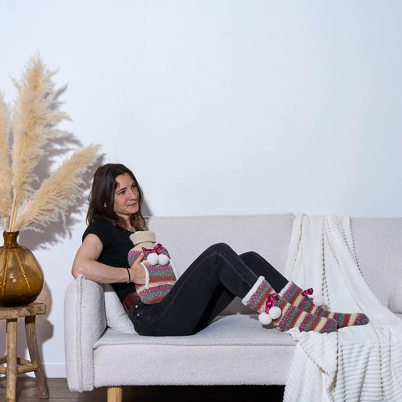 BOUILLOTTE EN MAILLE COSY FOLK