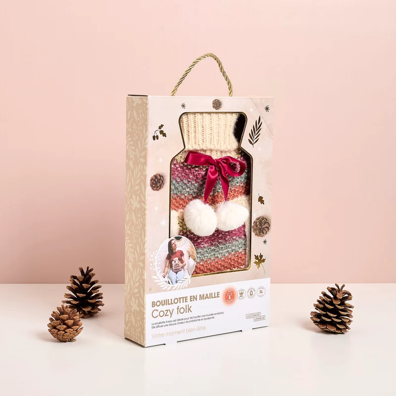 BOUILLOTTE EN MAILLE COSY FOLK