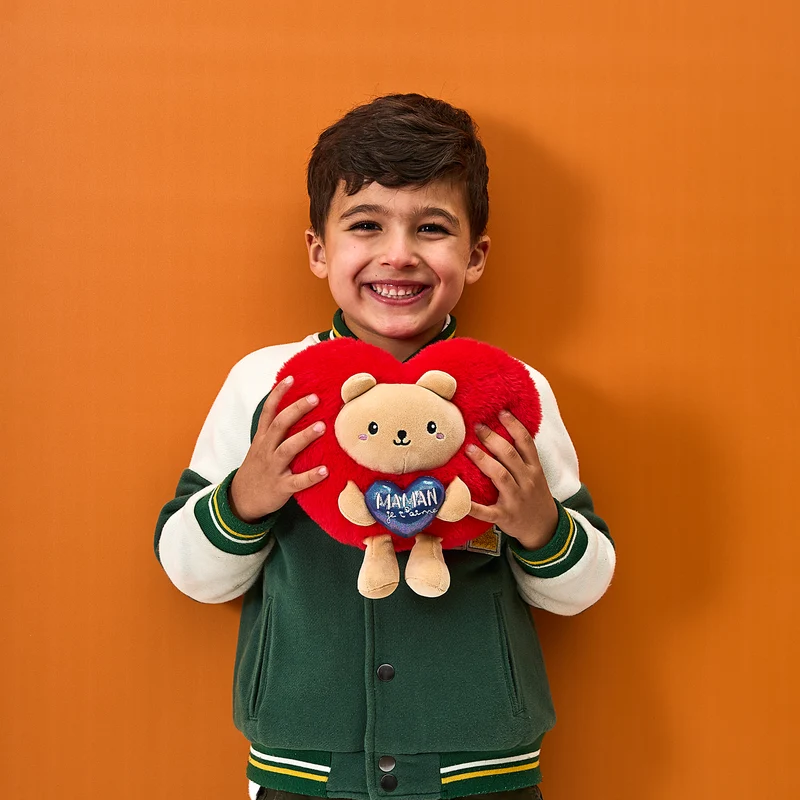 PELUCHE OURSON MAMAN JE T'AIME