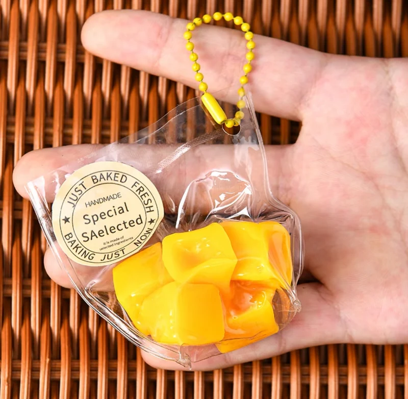 Little Fruit Squishy KeyChain Fidget Toy