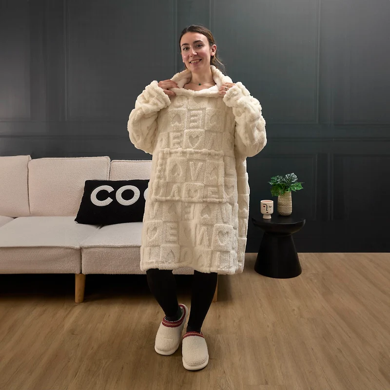 SWEAT PLAID SHERPA LOVE