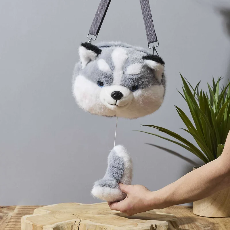 SAC PELUCHE HUSKY VIBRANT