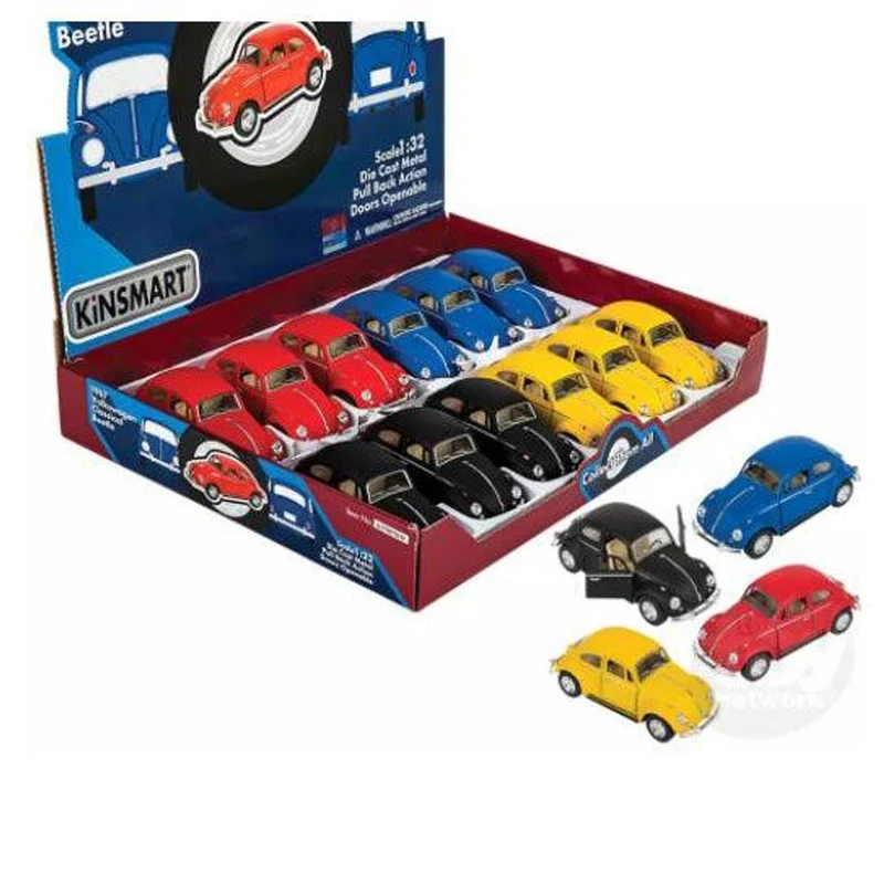 Volkswagen Classic Bug Diecast Car - Voiture miniature Coccinelle classique (Blue/Bleu)