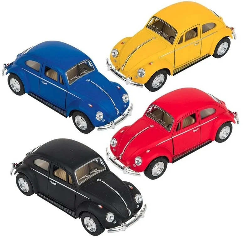 Volkswagen Classic Bug Diecast Car - Voiture miniature Coccinelle classique (Black/Noir)