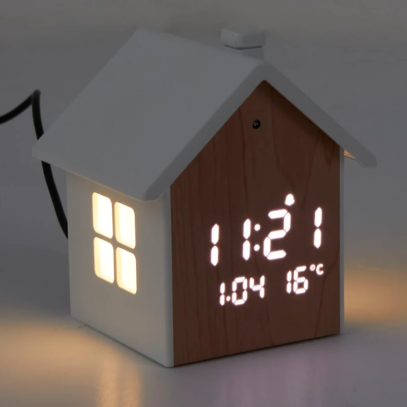REVEIL LED TINY HOUSE BLANC