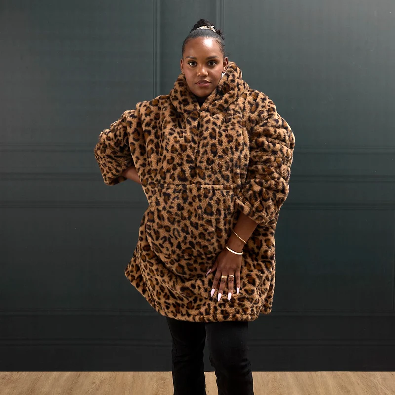 SWEAT PLAID LEOPARD KIMBA