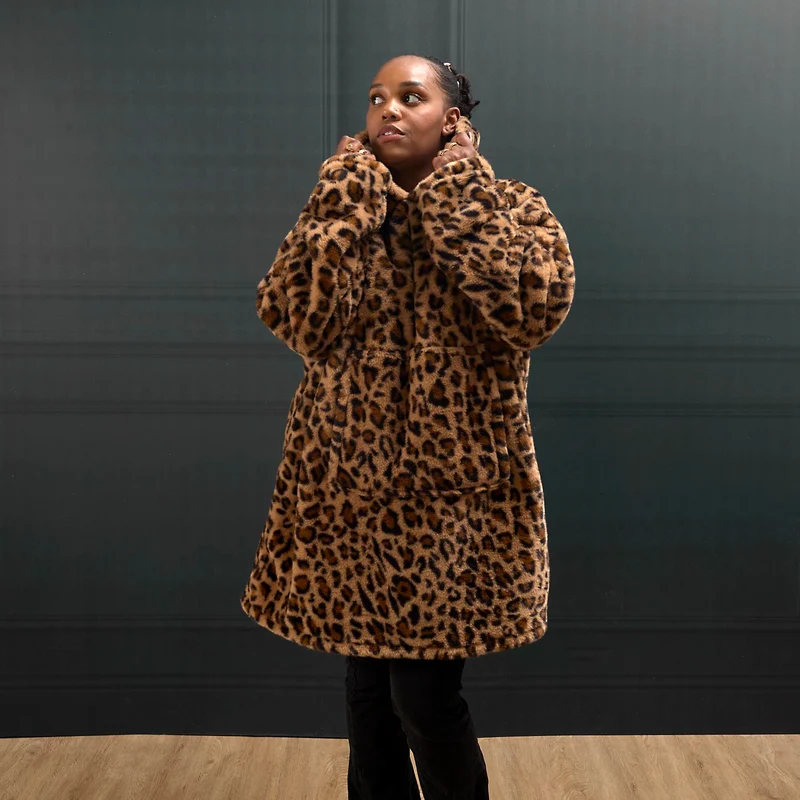 SWEAT PLAID LEOPARD KIMBA