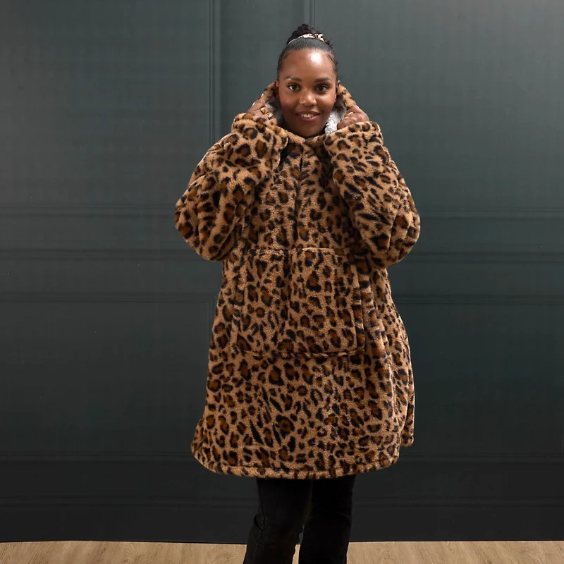 SWEAT PLAID LEOPARD KIMBA