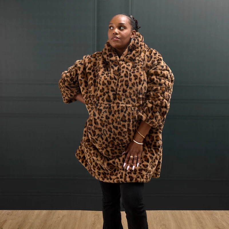 SWEAT PLAID LEOPARD KIMBA