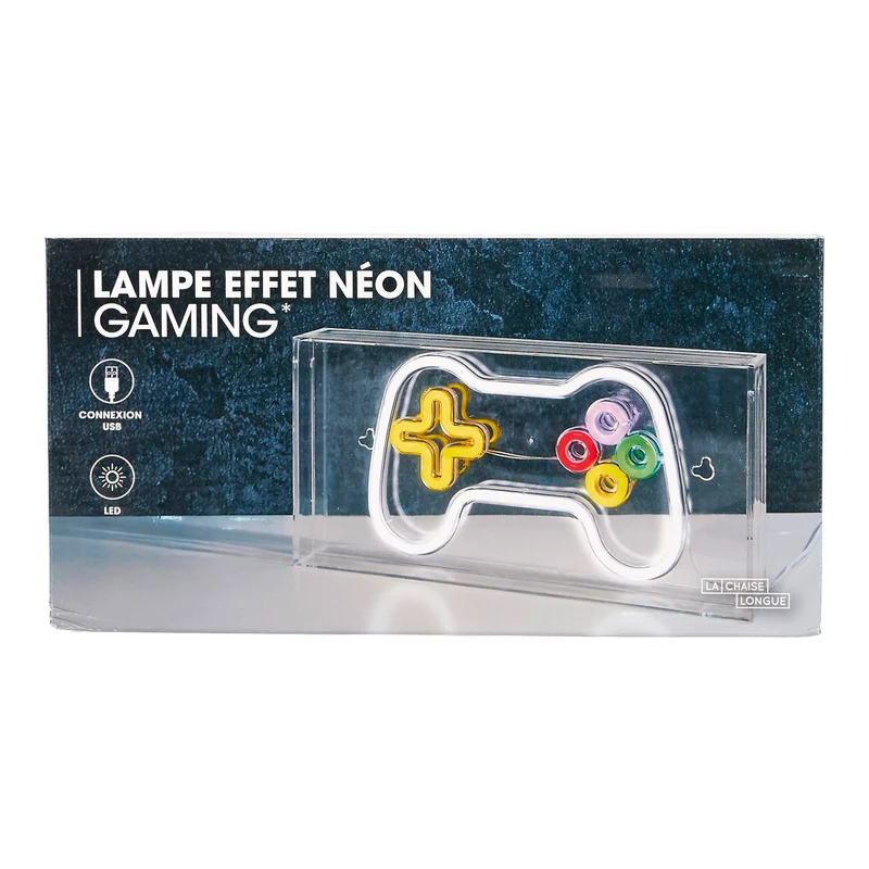 LAMPE EFFET NEON MANETTE