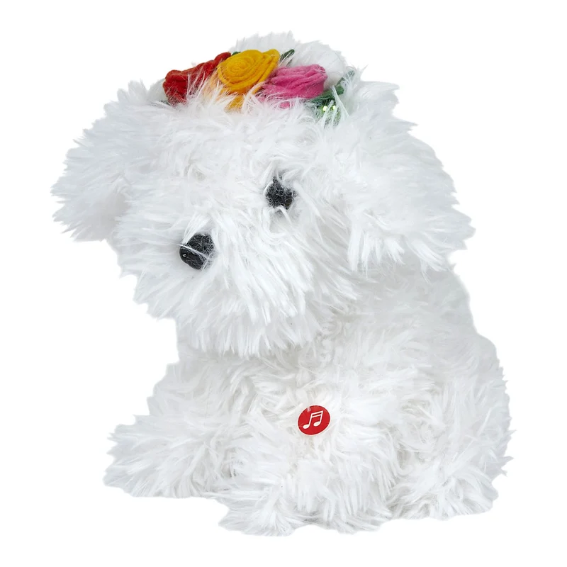 PELUCHE COQUETTE LE CHIEN QUI DANSE