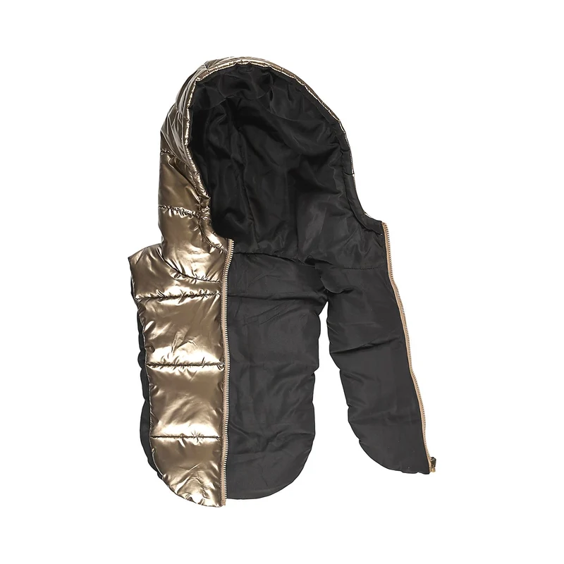 CAPUCHE DOUDOUNE REVERSIBLE GOLD
