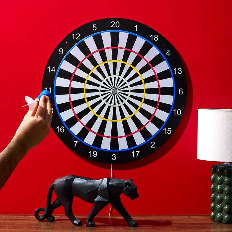 JEU DE FLECHETTES CIBLE EFFET NEON