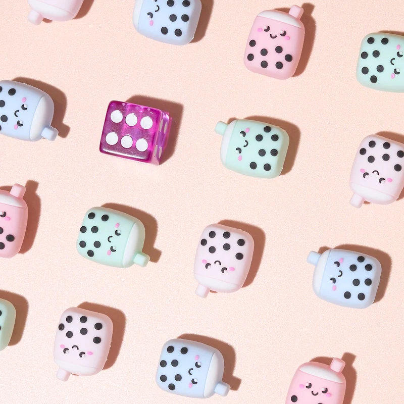 JEU DES PETITS CHEVAUX KAWAII BUBBLE TEA