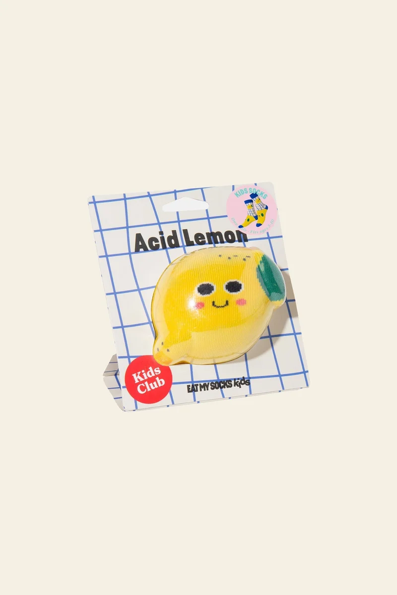 Eat My Socks Kids Acid Lemon Socks