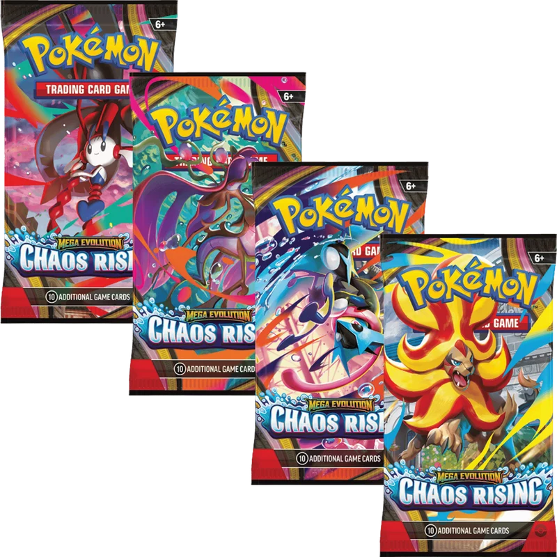 Single Pokemon Mega Evolution Chaos Rising Booster Pack
