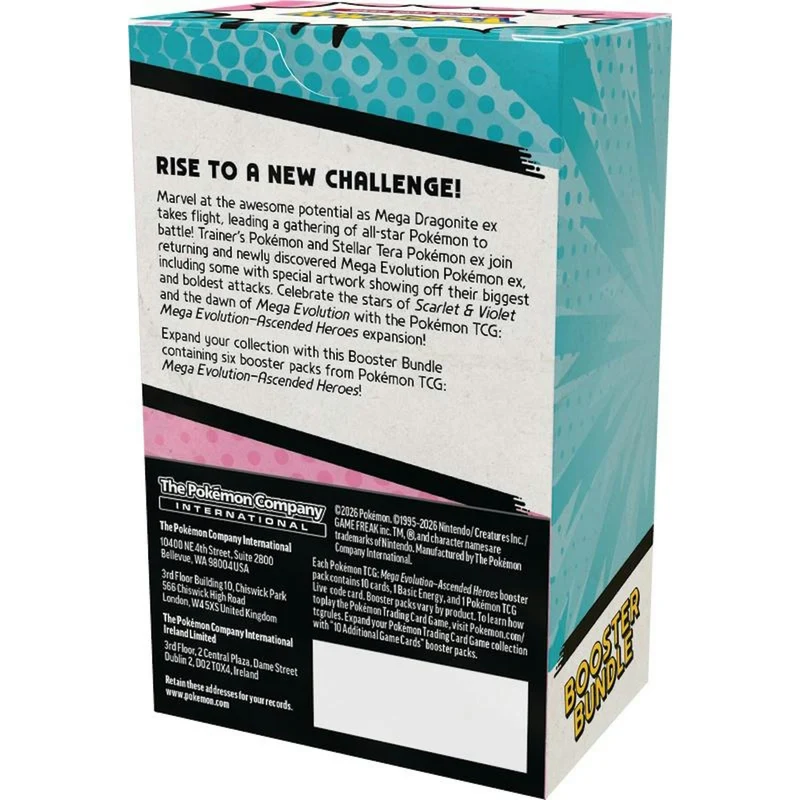 Pokemon Mega Evolution: Ascended Heroes 6-Pack Booster Bundle