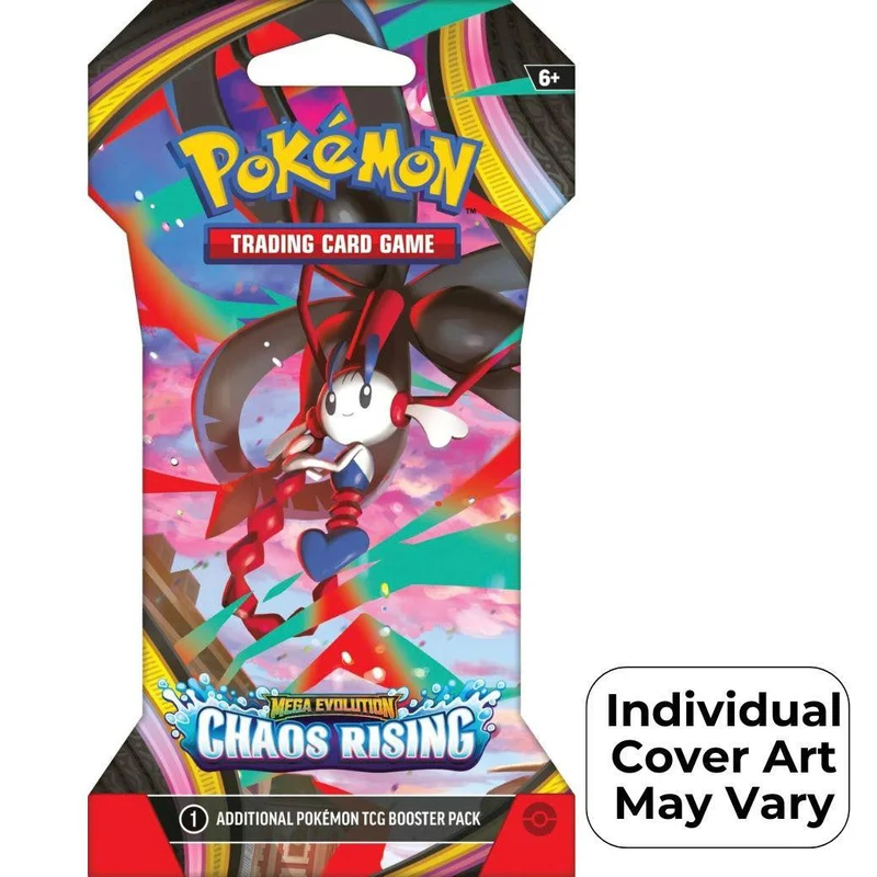 Pokemon Mega Evolution Chaos Rising Sleeved Booster Pack