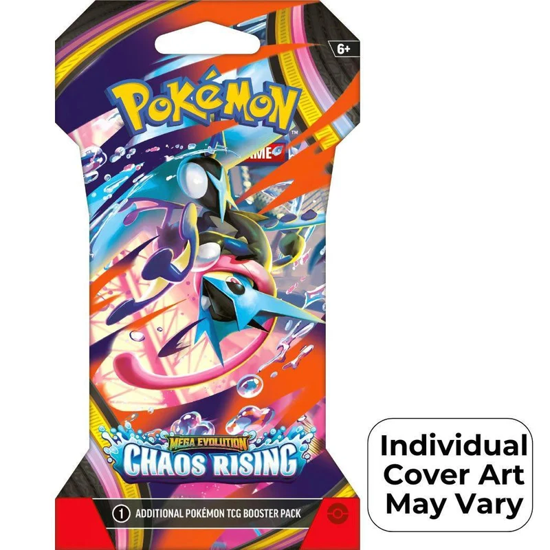 Pokemon Mega Evolution Chaos Rising Sleeved Booster Pack