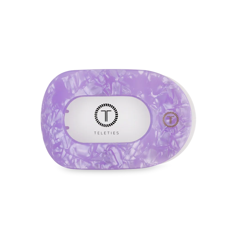 Flat Round Hair Clip | Medium | Lavender Mist