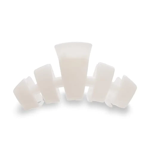 TELETIES Large Hair Clip Strong Grip Bendable Teeth 4.5 Inch