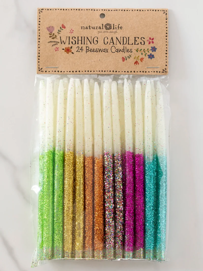 Natural Life Wishing Candles Rainbow Decorative Wax Candles