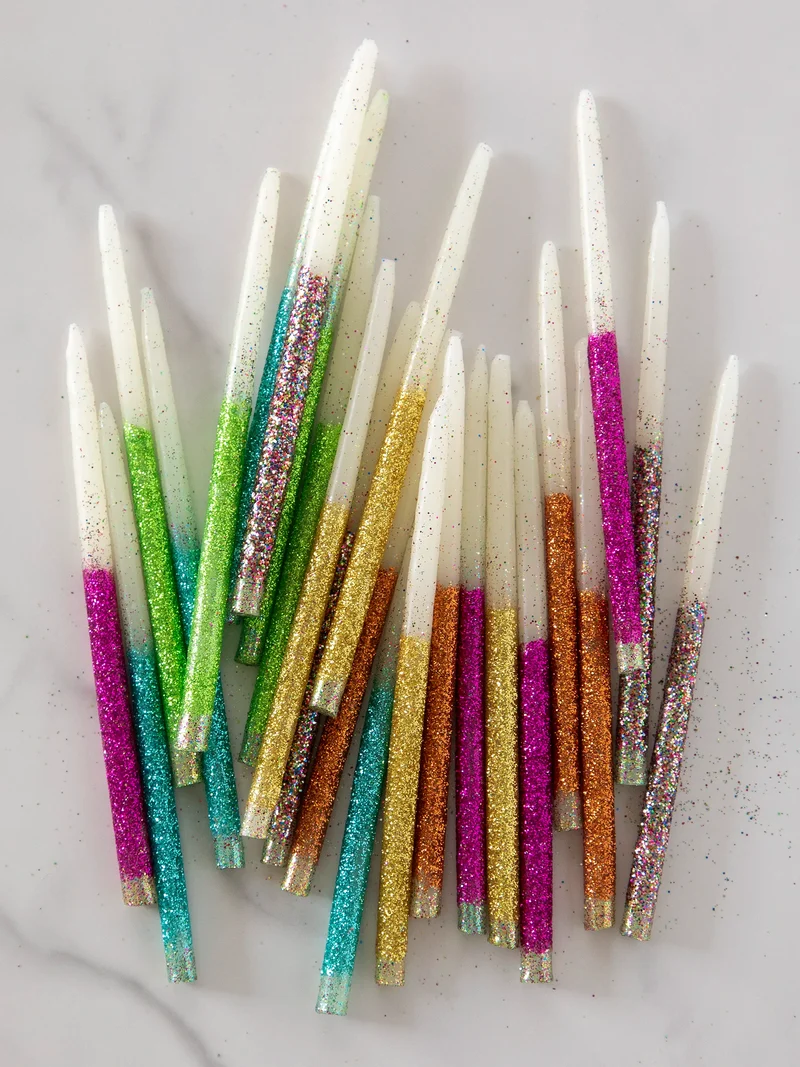 Natural Life Wishing Candles Rainbow Decorative Wax Candles