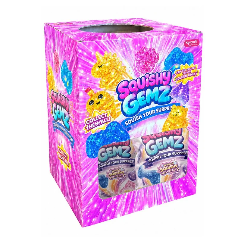 Keycraft Squishy Gemz Mystery Sensory Toys Grab Bin