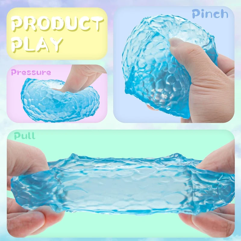 Single Squishy Textured Cube