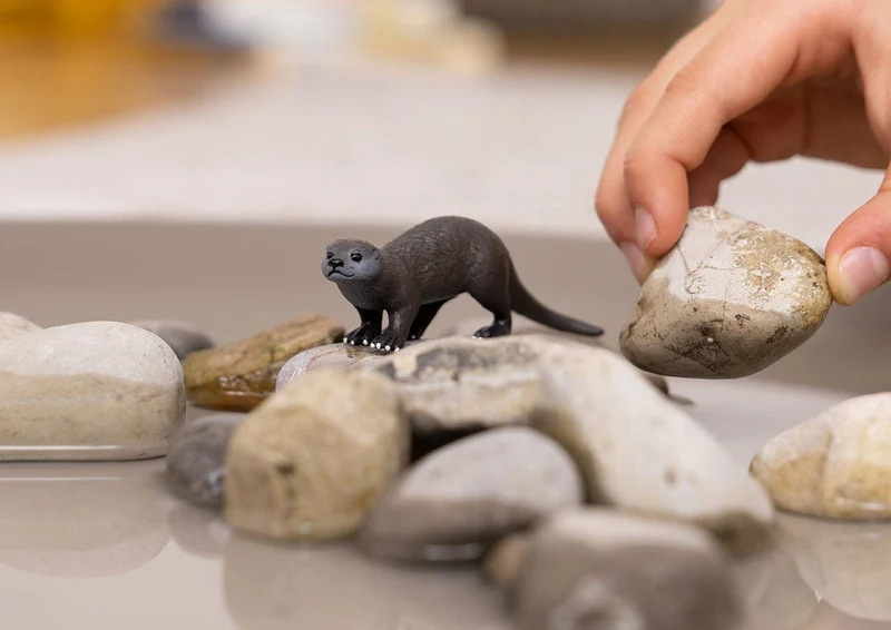 Schleich Wild Life Otter Animal Figurine Realistic Toy