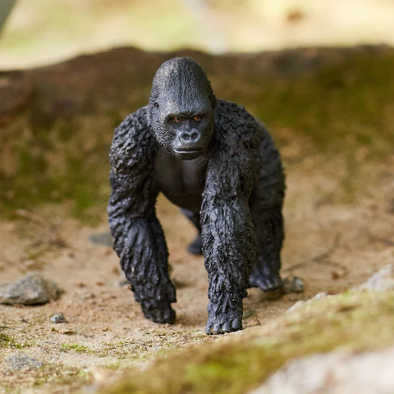 Schleich Wild Life Male Gorilla Animal Figurine Toy