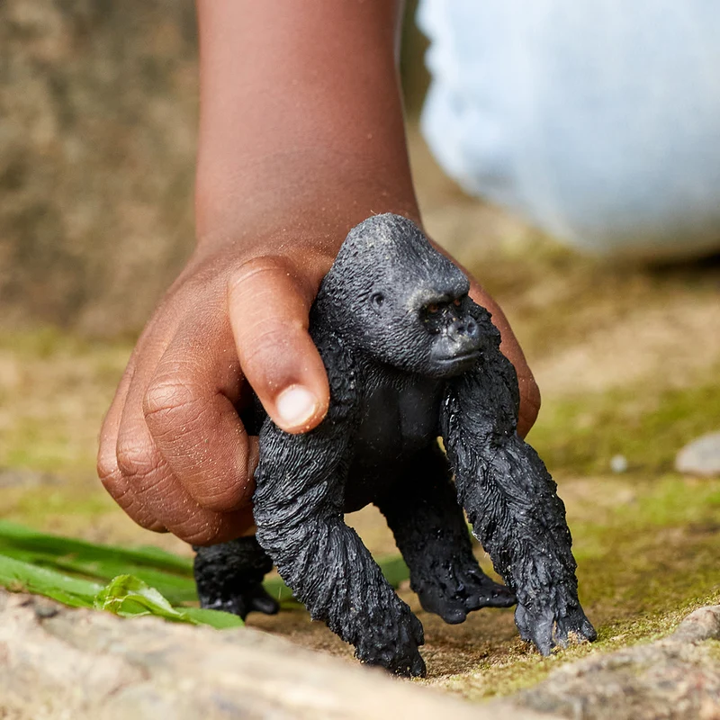 Schleich Wild Life Male Gorilla Animal Figurine Toy