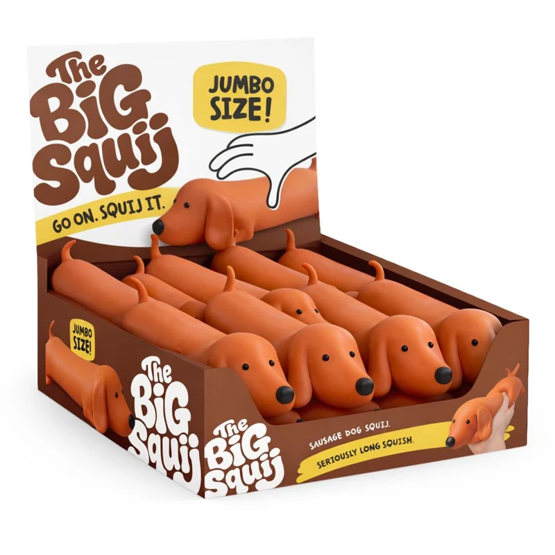 Keycraft The Big Squij Dachshund Slow-Rise Squishy Toy