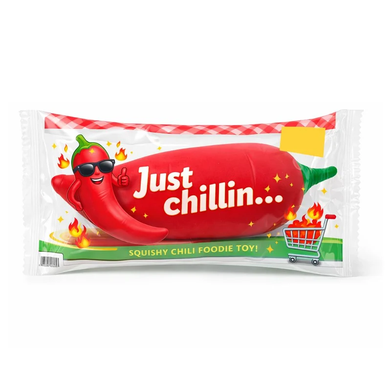 The Big Squij Chili Slow-Rise Sensory Squishy Toy