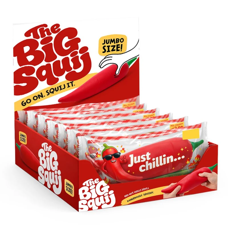 The Big Squij Chili Slow-Rise Sensory Squishy Toy