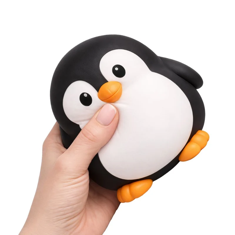 Keycraft The Big Squij Penguin Slow-Rise Sensory Squishy Toy