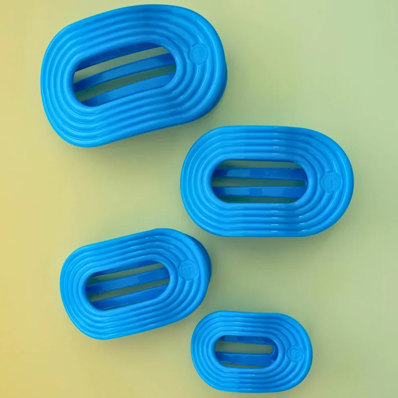 Teleties Flat Oval Hair Clip Large Miami Vice