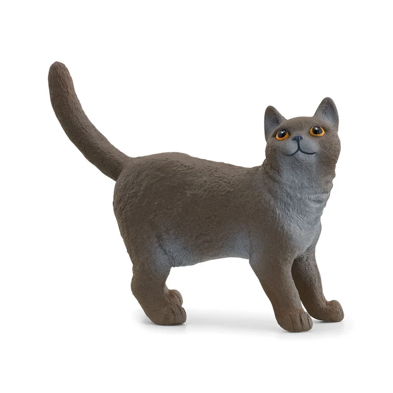 Schleich British Shorthair Cat Animal Figurine Realistic Toy