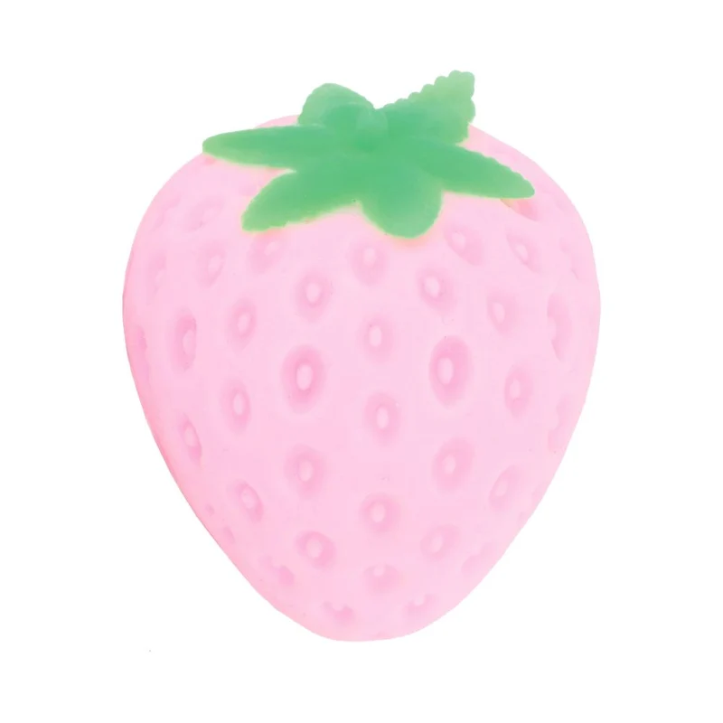 Keycraft Squidgy Strawberry Pastel Fidget Toy